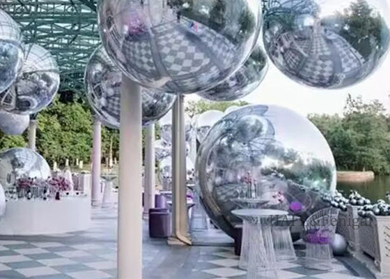 Christmas Party Festival Wedding Event Decoration Inflatable Giant Mirror Balloon