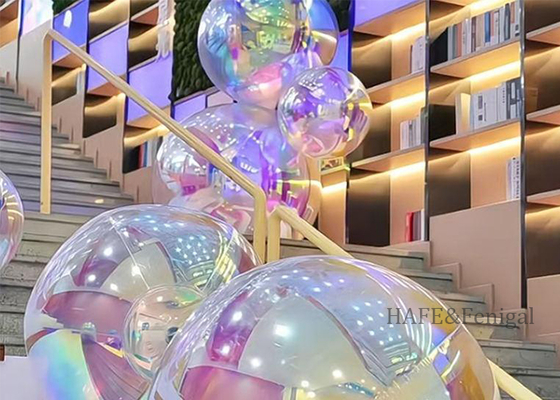 Colorful Inflatable Mirror Balloon PVC Inflatable Ball Big Shiny Inflatable Mirror Ball For Event Decoration