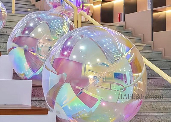 Colorful Inflatable Mirror Balloon PVC Inflatable Ball Big Shiny Inflatable Mirror Ball For Event Decoration