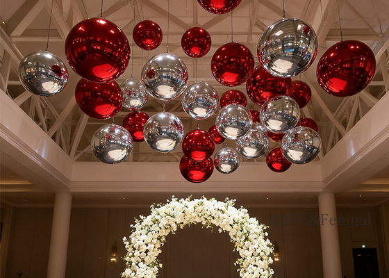 Inflatable Rainbow Mirror Ball Large And Dazzling Inflatable Mirror Ball Decoration