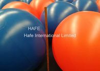 PVC Orange Blue Hanging Balloon Decoration For Mixed Events , 80CM Dimeter