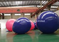 6m Helium Balloon Lights , Inflatable Lighting Balloon Sky Round Airship