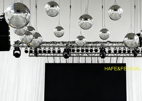 1m, 2m, 2.5m Deluxe Reflective Premium Silver PVC Inflatable Mirror Balloons