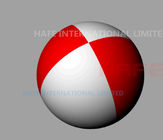Floating 3.5m Led Inflatable Balls Bahrain National Holiday Events Design