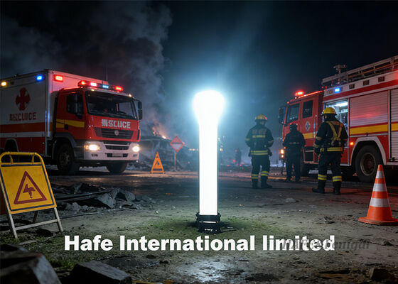 Inflatable Light Tower Flexible and Quick Deploy Lighting System Providing Bright Illumination for Various Outdoor Uses