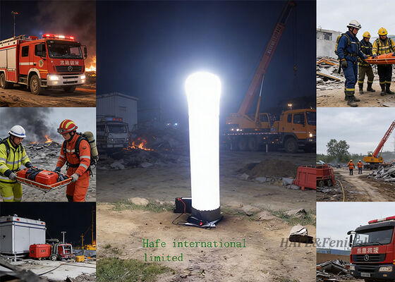 Durable Inflatable Light Tower Designed for Easy Transport and Quick Setup in Remote Locations and Large Outdoor Areas