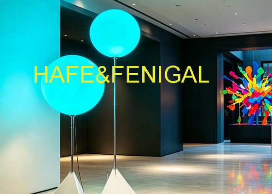 Premium RGB+W Inflatable Balloon Light with AC+DC Hybrid Power and Customizable Logo for Events