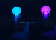 1.6m Dia Night Club Inflatable Advertising Balloon Decorative Night Light Jellyfish
