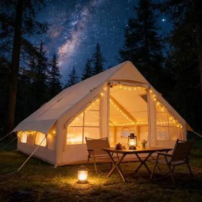 Inflatable Air Tent portable inflatable shelter easy setup weather resistant fabric suitable for outdoor events camping and activities
