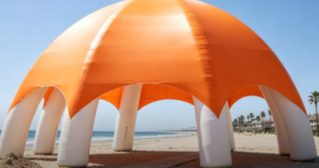 Inflatable Air Tent spacious waterproof structure suitable for trade shows camping outdoor events and emergency response needs