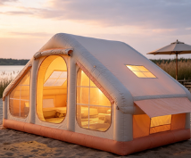 Durable Inflatable Air Tent for Outdoor Events Camping and Emergency Shelter Solutions with Easy Setup and Portable Design