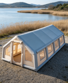 Inflatable Air Tent Easy to Carry and Store Offering Practical Shelter for Outdoor Enthusiasts and Emergency Preparedness