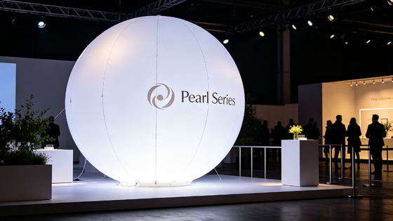 Pearl Series LED Balloon Light with 60,000 lm Glare-Free Lighting and DC Battery Compatibility