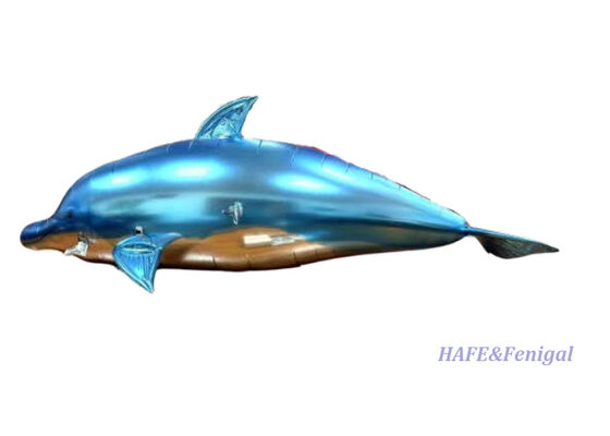 Remote-Controlled Flying Dolphin Helium Airship with Gyro-Stabilized Flight Control and Lightweight PP + PA Aluminum Film