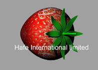 Red Color 5M Height Inflatable Strawberry With 10M Rope For Fruit Festival UK