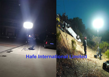 400W Portable Rechargeable LED Lights , Rechargeable Tripod Work Light Battery Powered