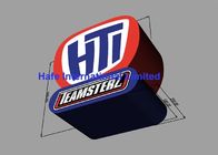 Customize 3m Led Helium Balloons Branding Logo With Blue And Red Color