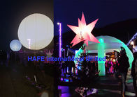 Dual Color White Led Light Up Balloons With DMX For Events Decoration