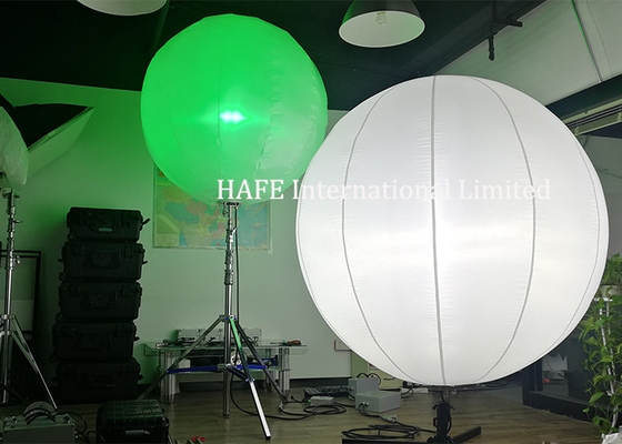 CE Led Balloon Lights Pearl 800W White And Muse RGBW 400W Work Togther