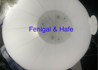 Floating 20m 2000W Halogen Lamp 2.3m Helium Balloon Lights