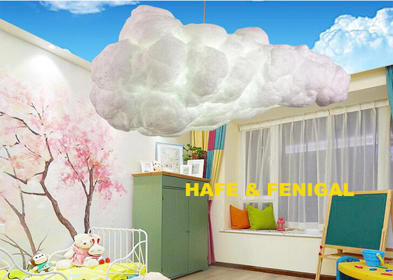 Events Party Hanging Or Put On Ground 1.5m Inflatable Cloud Atmosphere Decorative Lighting