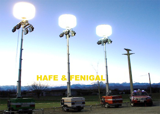 Mobile 1200W HMI Portable Inflatable Light Tower