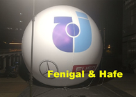 3kw 3m Lighted Helium Balloons For National Day Holiday Decorations