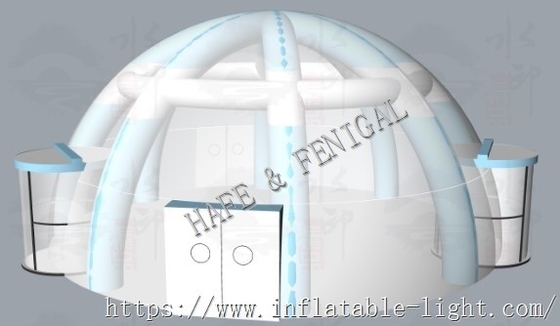 High End Inflatable Event Tent Galaxy PVC 18 Meter Air Tight Construction