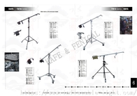 Aluminum Tripod Light Stand Air Damped Lamp Flexible Stainless Steel