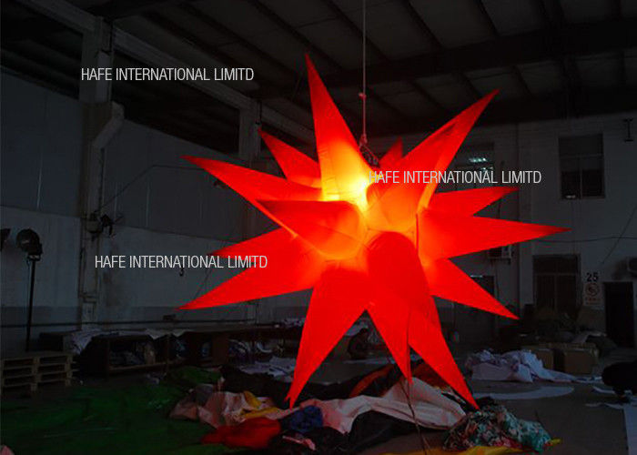 1000w Custom Inflatable Lighting Star Inflatable Lighting Decoration For Party Wedding Event