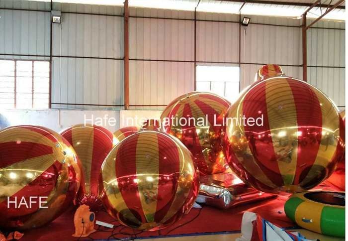 Inflatable Event Structures Decoration 2.5m Gloden Mirror Balloon