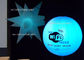 96w Rgb Led 63ft Diameter White Poly Silk Inflatable Lighting Balloon
