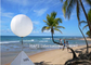2000W Light Up Balloons Comfortable Day And Night Seaside Decoration Lighting