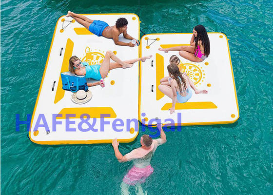 Water Floating Inflatable Advertising Balloon Row Platform Yoga Mat