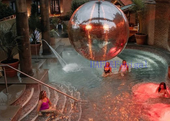 Decorative Inflatable Helium Mirror Ball For Wedding Decorate Balloon 5M