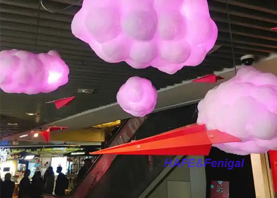 Big Inflatable Cloud Balloon Decoration With Lights For Concert Stage Or Party Decoration