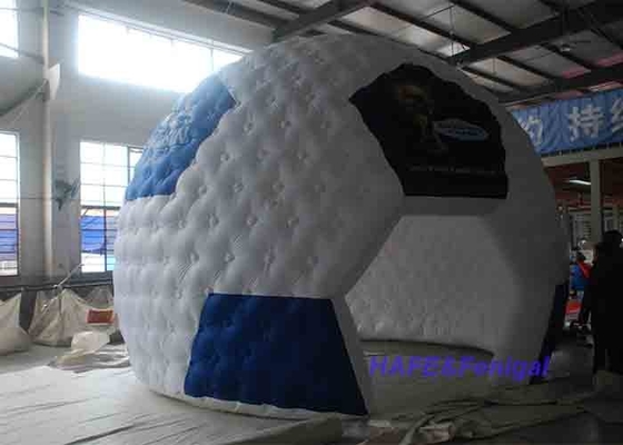 Custom Shape Green Inflatable Football Bouncy Castle Inflatable Football Helmet Tent