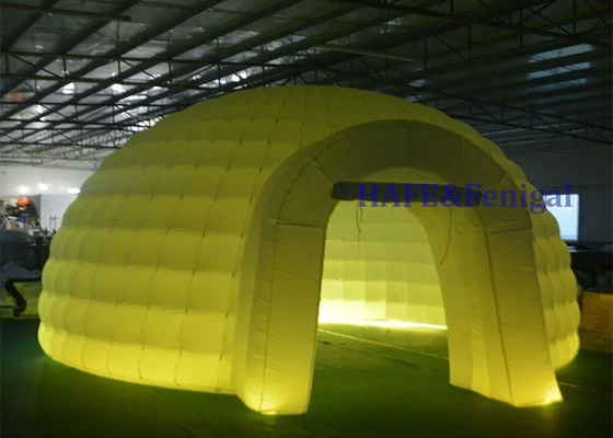 Luminous Inflatable Tent,LED Lighting Inflatable Dome Tent,Portable Inflatable Camping Tent