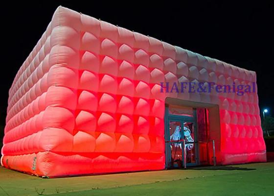 Led Light Inflatable Tent Inflatable Marquee Tents Inflatable Cube Party Nightclub Tent