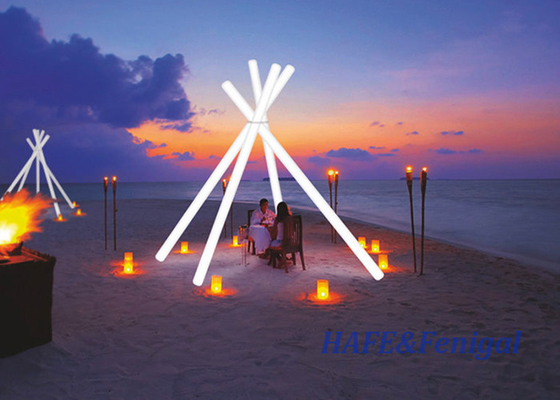 Led Event Decoration Pathway Angle Light Multi color Stage Lighting Unique  Lighted Pillar