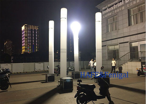 Lightweight Inflatable Light Tower Designed for Quick Assembly and Lighting in Outdoor Construction Zones and Temporary Event Venues