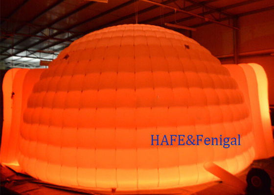 Giant Inflatable Tent With LED Light Inflatable Igloo Dome House Tent For Advertising Promotional Exhibitions
