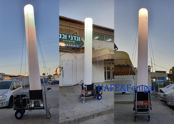 Portable Inflatable Light Tower Designed for Rapid Deployment and Lighting in Remote Work Areas and Night Operations