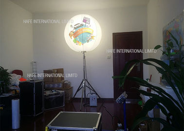 Moon Balloon Inflatable Tripod Led Lights For Wedding Reception Custom Logo Printed