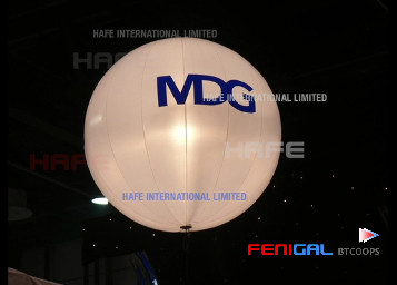 Moon Series Helium Balloon Lights With 2400W HMI Lamp LED Event Lighting Balloon Flying Decorations