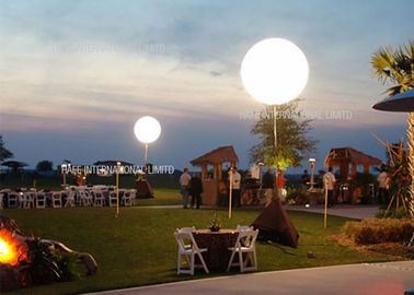 Airstar Type 400W Inflatable LED White Sphere Event Lighting Balloon Customized For Sale