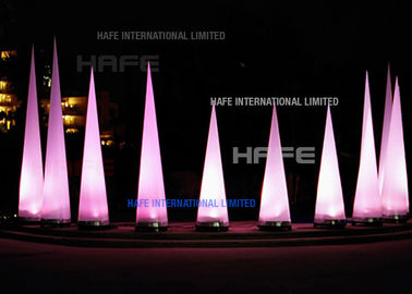 High Brightness Cone Inflatable Event Decoration Lighting Integrated High Power 200 W LED