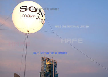 Big Outdoor Events Helium Balloon Lights 5 M / 16.4 Ft Advertising Logo Customized