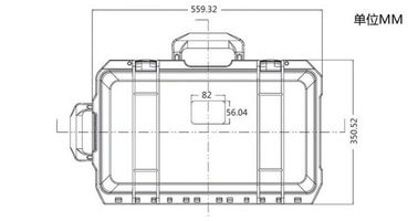 Durable Flight Road Case Reinforce Custom , Road Case Hardware Trolley Case Logo Customized