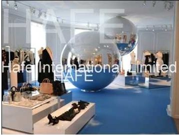 Custom Giant Festival Inflatable Event Structures 1.5 M PVC Mirror Ball Event Decoration Balloon